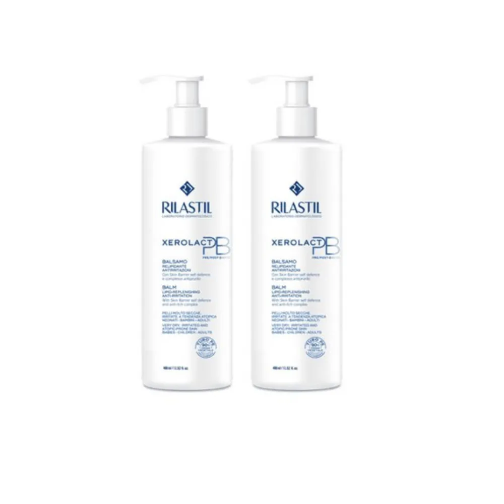 RILASTIL DUPLO Xerolact PB Balsamo 2x400ml