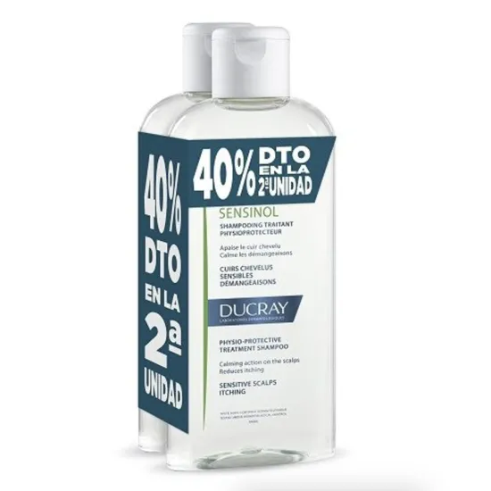 DUCRAY sensinol champu tratante duplo 400ml