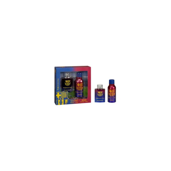 AIRVAL FC BARCELONA EDT SPRAY 100 ML + DEO 150...