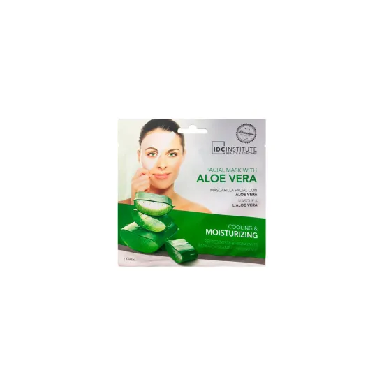 IDC MASCARILLA CON ALOE VERA REFRESCANTE E HIDRATA