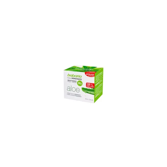BABARIA FACIAL CREMA HIDRATANTE ALOE 50ML