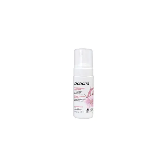 BABARIA FACIAL MOUSE CREMOSO LIMPIADOR ROSA...