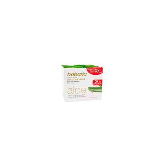 BABARIA FACIAL CREMA PIEL MADURA XXL ALOE 125 ML