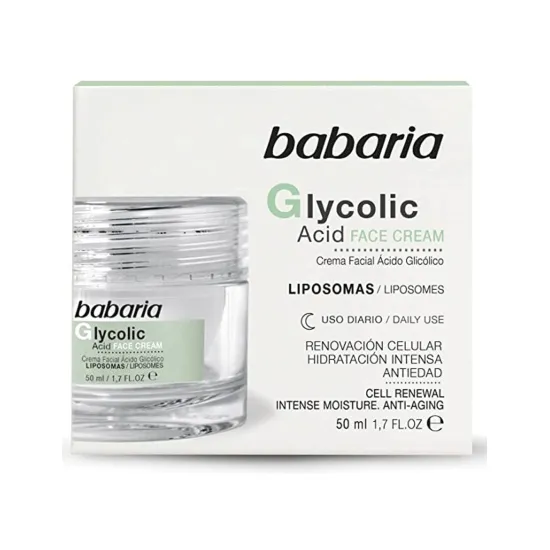 BABARIA FACIAL CREMA GLYCOLIC ACID 50ML