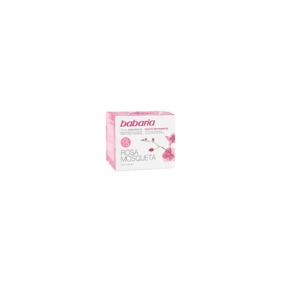 BABARIA FACIAL CREMA ATIARRUGAS ROSA MOSQUETA 50ML