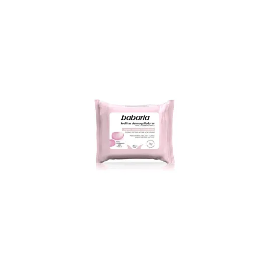 BABARIA TOALLITAS DESMAQUILLANTES ROSA MOSQUETA...