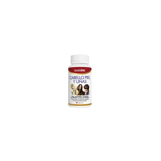BESTDIET CABELLO- PIEL Y UÑAS 60 CAPSULAS