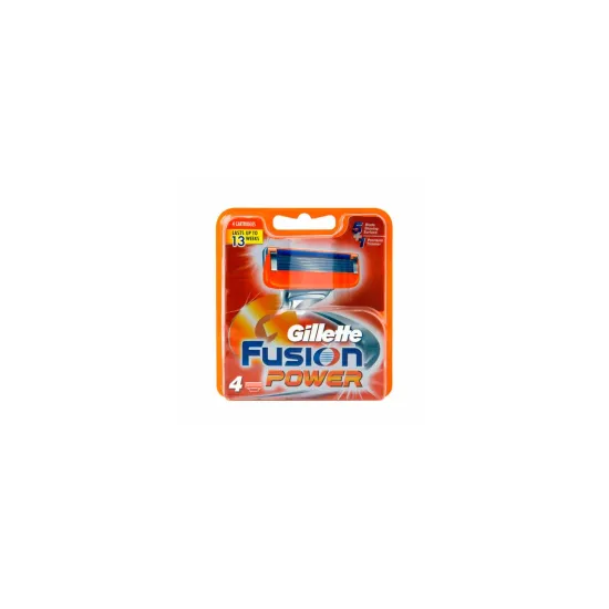 GILLETTE FUSION POWER CARGADOR 4 UNIDADES
