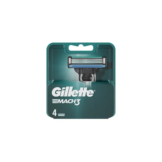GILLETTE MACH3 CARGADOR 4 UNIDADES