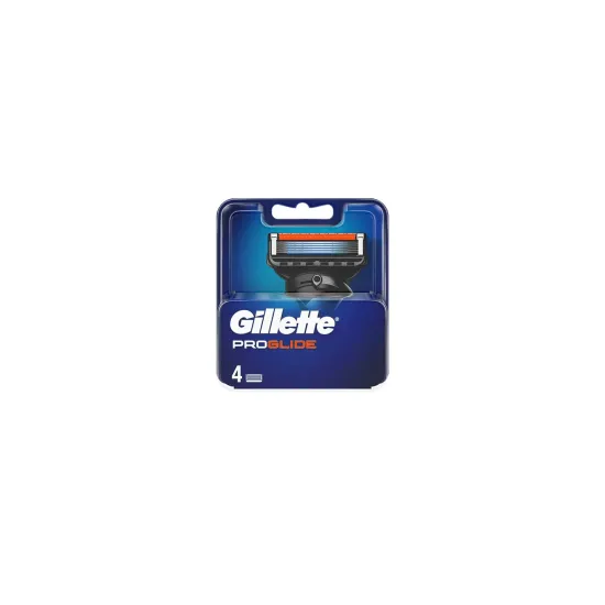 GILLETTE FUSION PROGLIDE CARGADOR 4 UNIDADES