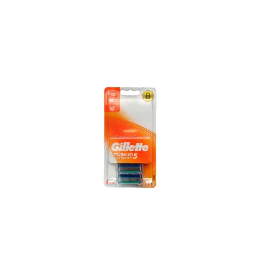 GILLETTE FUSION 5 SPORT CARGADOR 4 UNIDADES