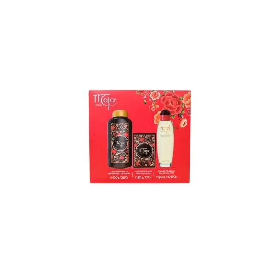 MAJA EDT SPRAY 50 ML + TALCO 100 GR + JABON 50...
