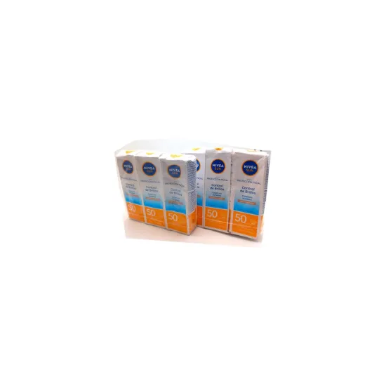 OUT.NIVEA SUN FACIAL CONTROL DE BRILLOS TONO...