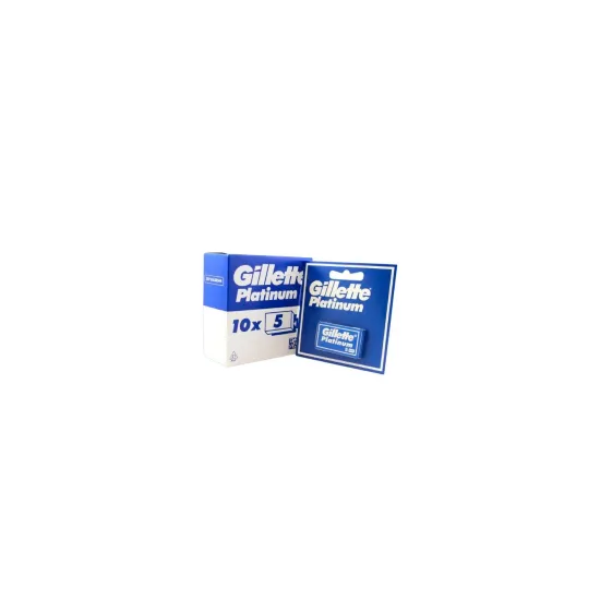 GILLETTE PLATINUM CAJA 10x5 UNIDADES