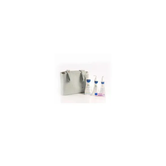 MUSTELA BOLSA CARRITO MENTA + GEL 500 ML
