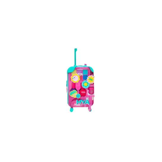 MYA GIRLS MINI TROLLEY PINK-GREEN 430023